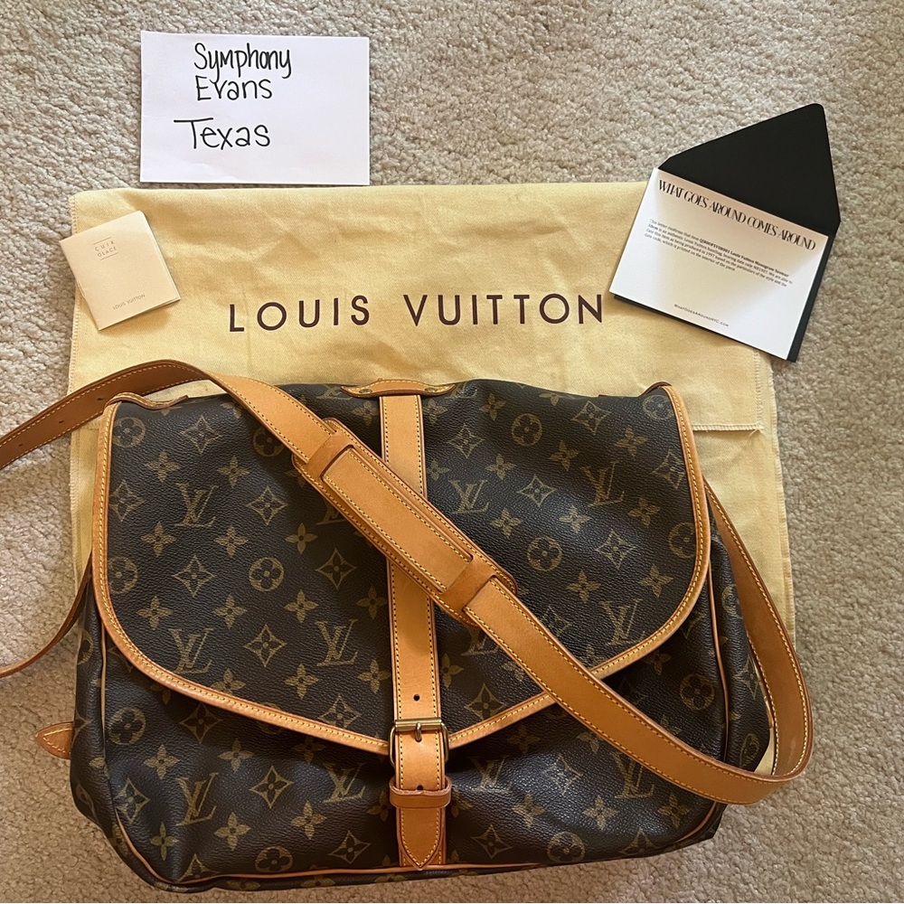 Louis Vuitton Monogram Canvas Messenger Bag